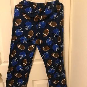 Boys football and helmet pj pants